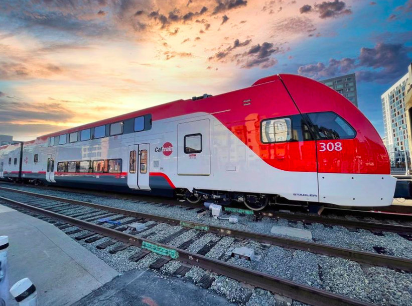 CALTRAIN TO TEST ELECTRIC TRAINS IN SANTA CLARA